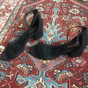 Madden NYC Black Heeled Sandals